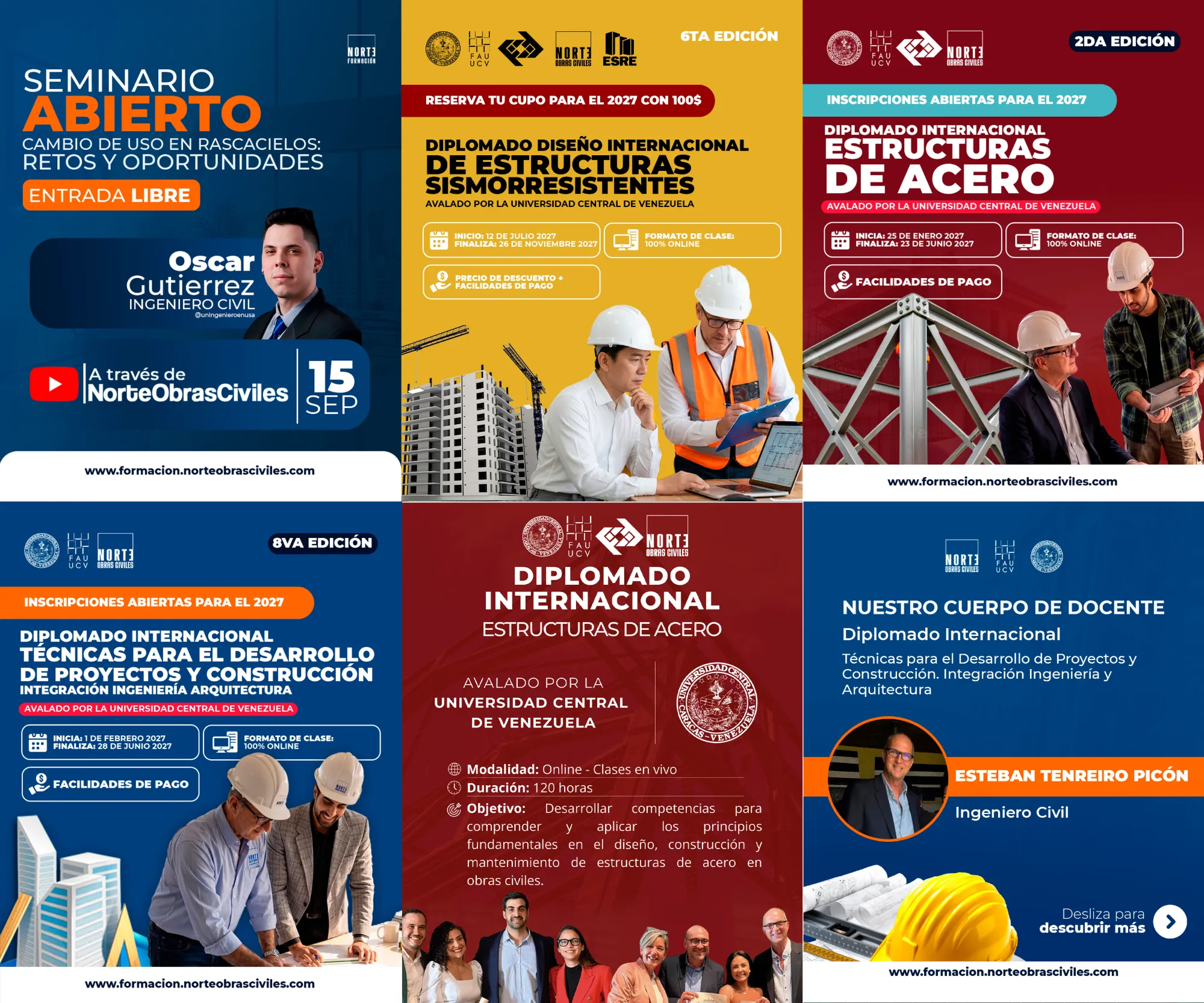 Diseño de redes sociales para Norte Formación