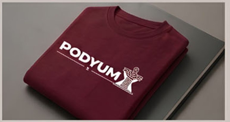 Detalle del estampado PODYUM